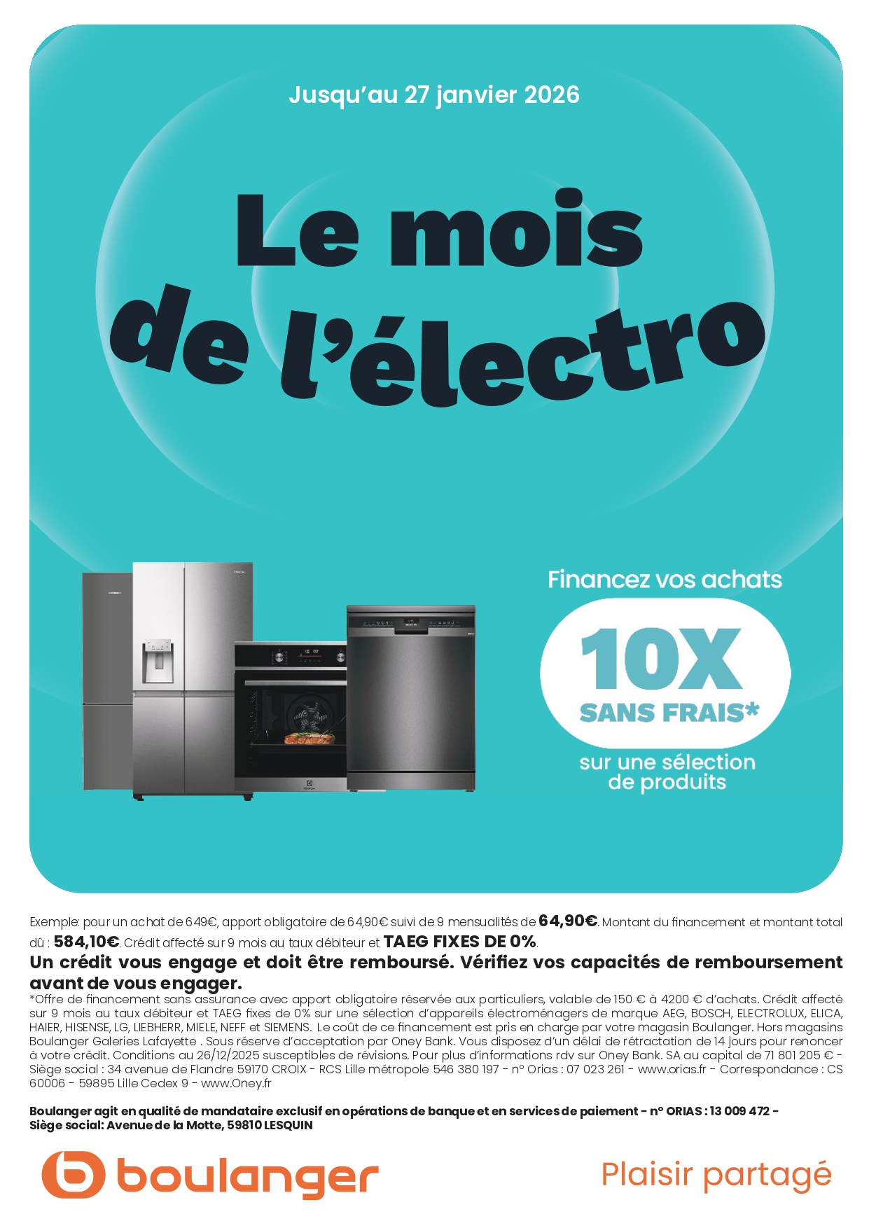 Financez vos achats !