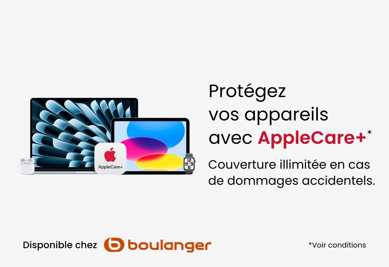 Protégez vos appareils avec AppleCare+