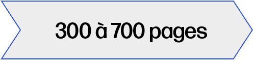 300 à 700 pages