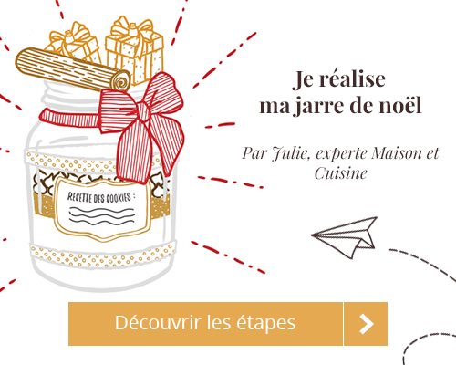 Je réalise ma jarre de Noël
