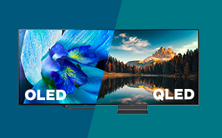 Le match OLED QLED