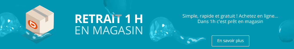 Retrait 1h en magasin Boulanger