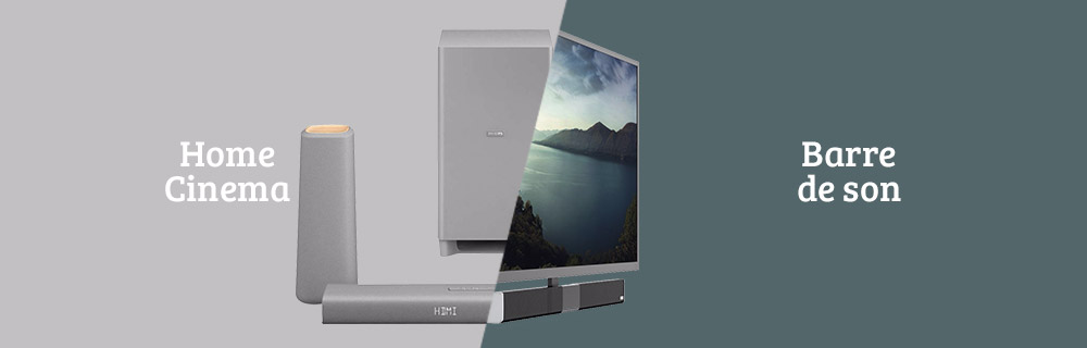 Match Home cinéma vs Barre de son