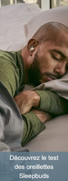 Découvrez le test des oreillettes Sleepbuds