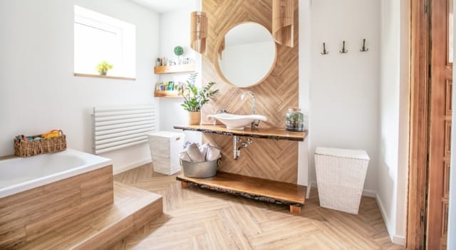 Photo d'une salle de bain