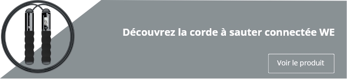 Découvrez la corde à sauter connectée WE