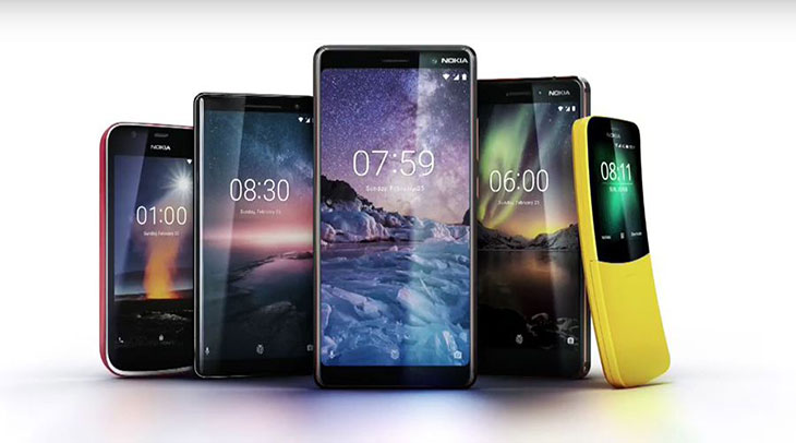 Nokia 1, Nokia 6 et Nokia 7 plus