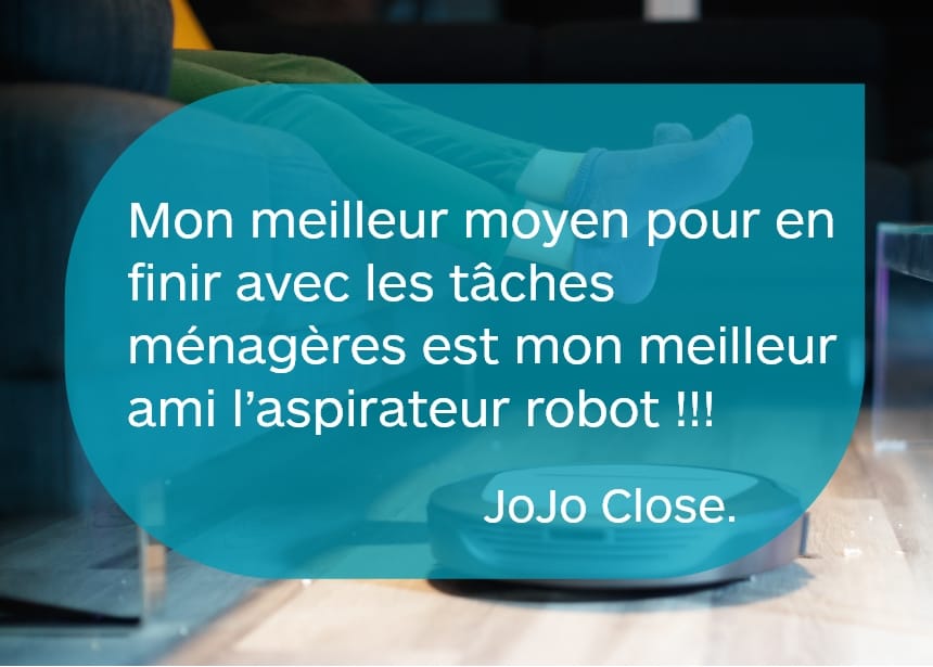 Photo d'un aspirateur robot
