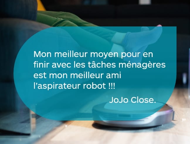 Photo d'un aspirateur robot