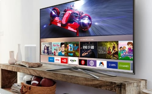 Phot d'une TV connectée