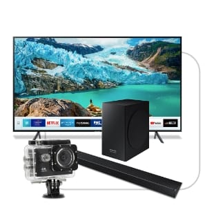 Composition de produits illustrant l'image et le son