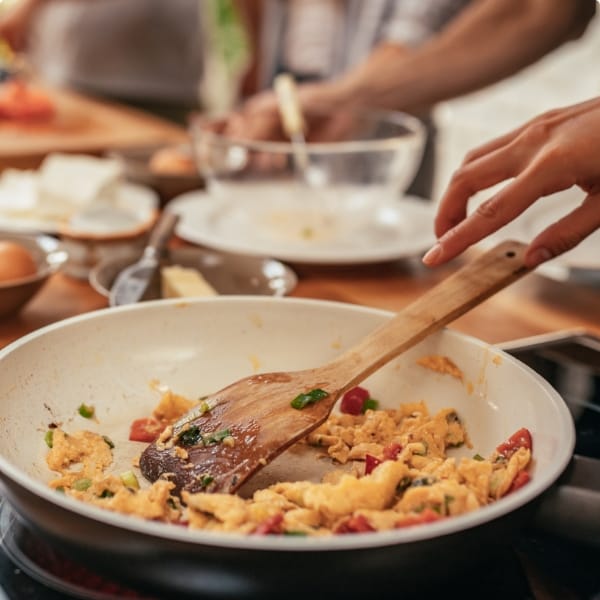 Photo d'une table de cuisson