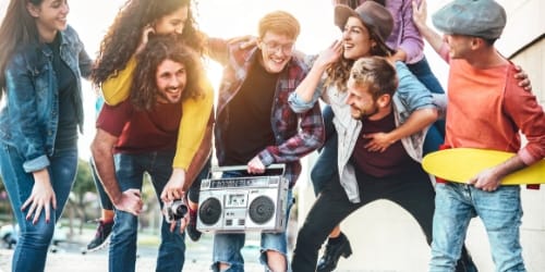 Photo de joyeux lurons