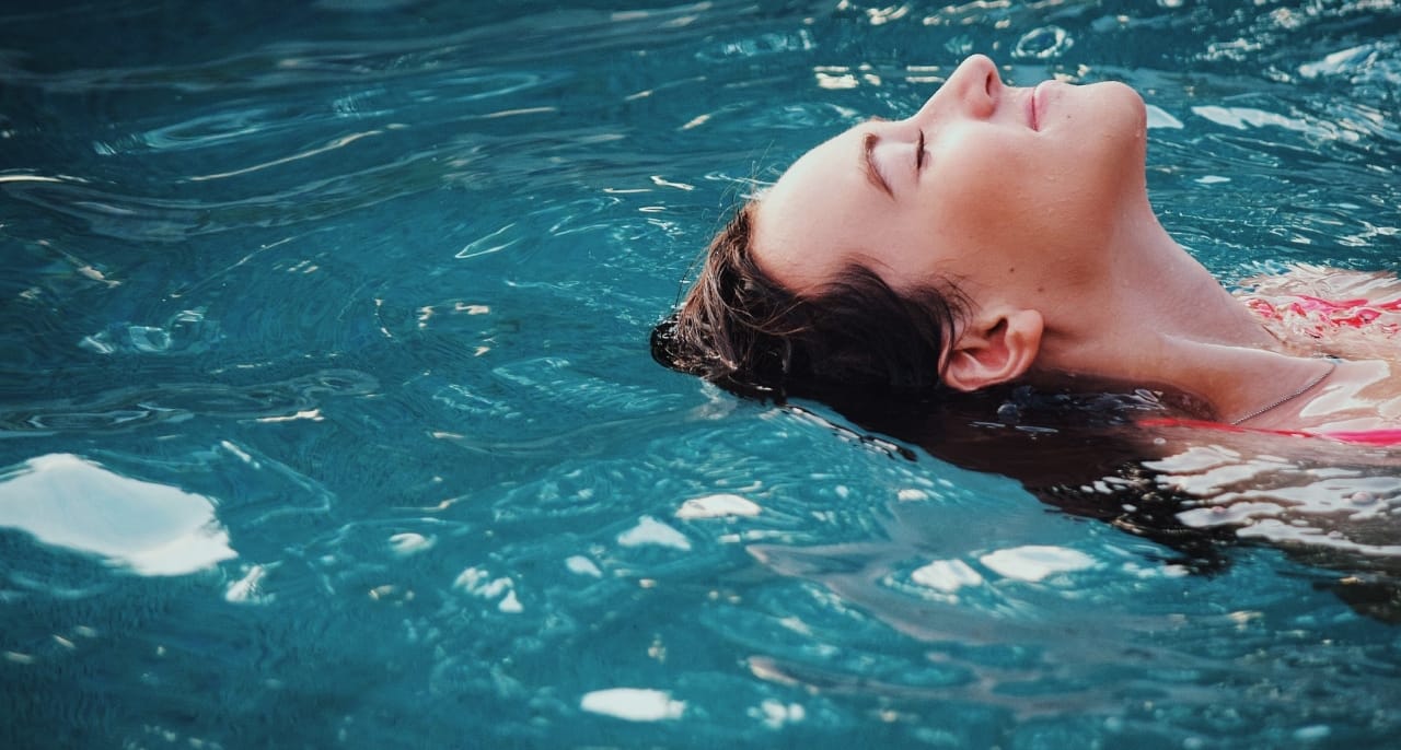 Illustration d'une nageuse