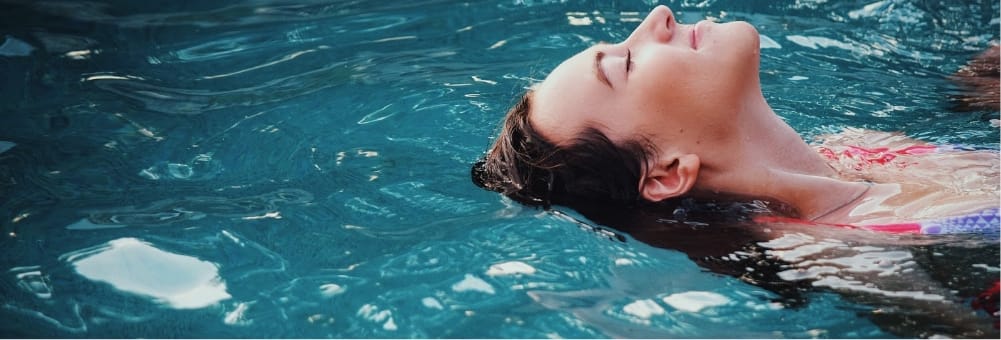 Illustration d'une nageuse