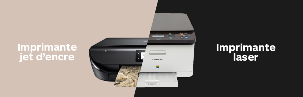 Match imprimante à jet d’encre VS imprimante laser