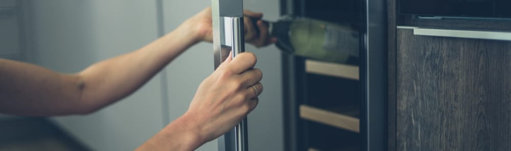 Photo d'une cave à vin