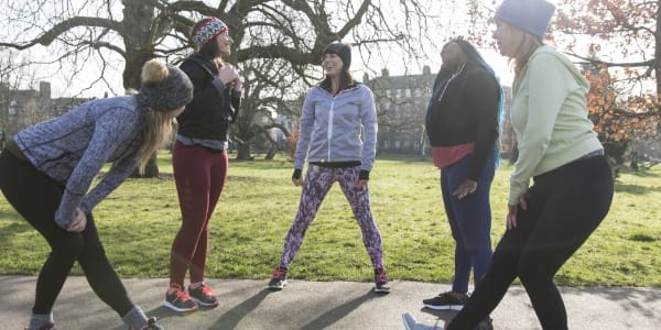 Photo d'un groupe de sportifs