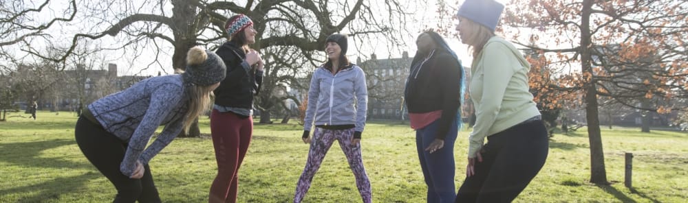 Photo d'un groupe de sportifs