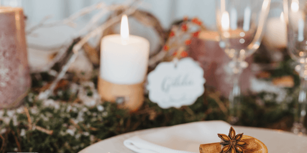 Photo d'un repas de noel