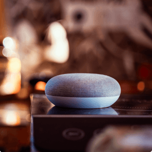 Photo d'une enceinte connectée