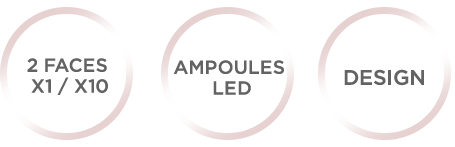 Miroir ultra slim beauty 9450E