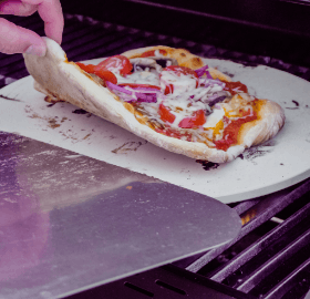 Photo d'une pierre à pizza