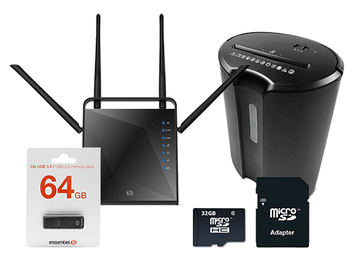 Illustration de la sélection avec des produits