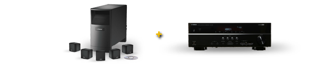 Pack Home Cin�ma 5.1 + Ampli A/V