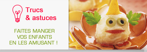 Faites manger vos enfants en les amusant !