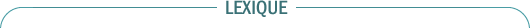 Lexique