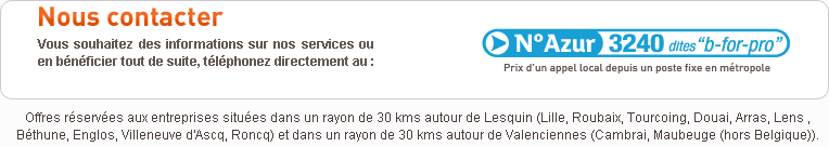 Nous contacter : 3240 dîtes b-for-pro